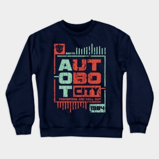 Autobot City Grunge Crewneck Sweatshirt